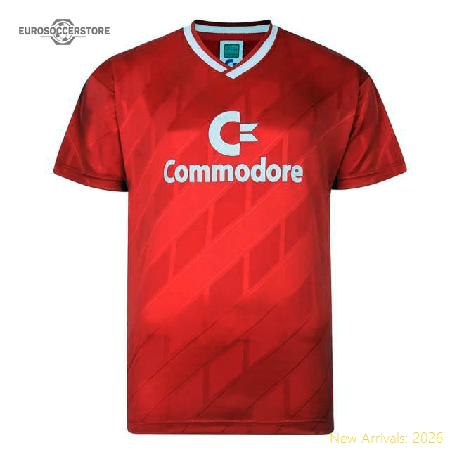 Score Draw Bayern Commodore 1986 Trikot Retro Football Shirt-Football Jersey Hub
