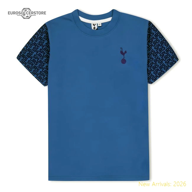 Tottenham Hotspur Graphic T-shirt (Blue) - Kids (Kane 10)-Football Jersey Hub