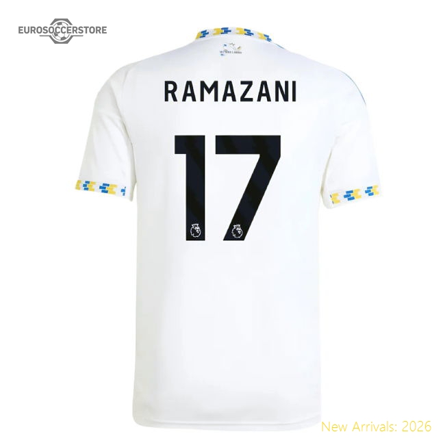2025-2026 Leeds United Home Shirt (Ramazani 17)-Football Jersey Hub