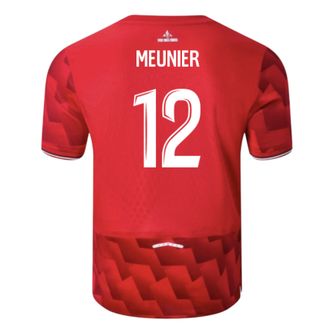 2025-2026 Lille Home Shirt (Meunier 12)-Football Jersey Hub