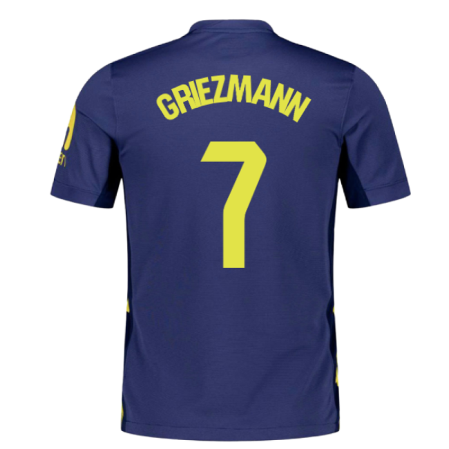 2025-2026 Atletico Madrid Away Shirt (Griezmann 7)-Football Jersey Hub