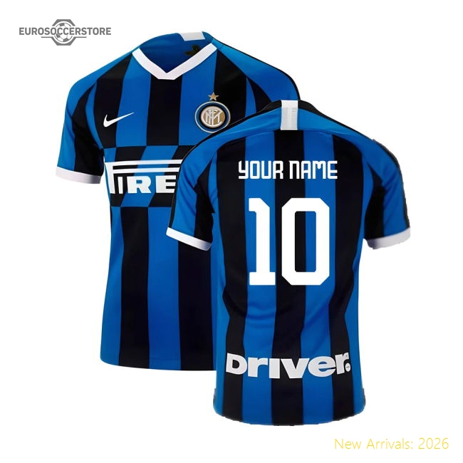 2019-2020 Inter Milan Home Shirt (Your Name)-Football Jersey Hub