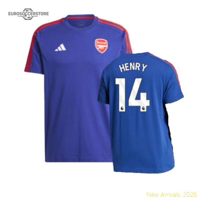 2024-2025 Arsenal DNA Tee (Victory Blue) (Henry 14)-Football Jersey Hub