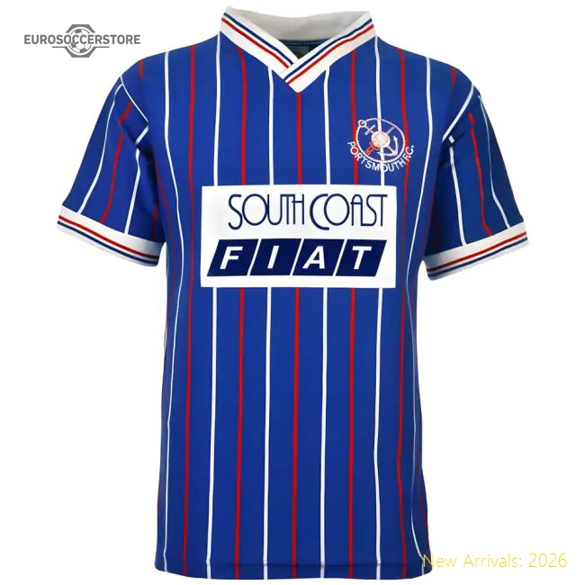 Portsmouth 1987-1988 Retro Football Shirt-Football Jersey Hub