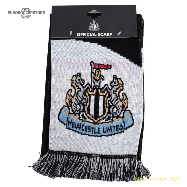 Newcastle United FC Diagonal Scarf-Football Jersey Hub