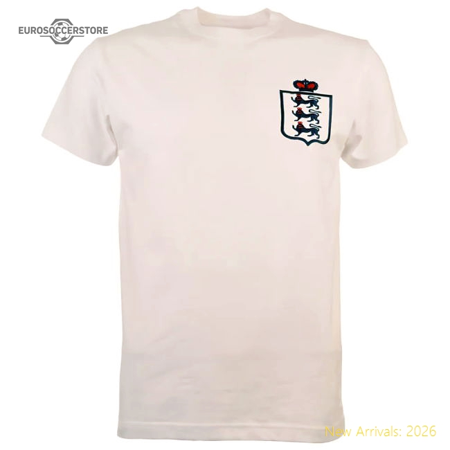 England Limited Edition Retro T-Shirt White-Football Jersey Hub
