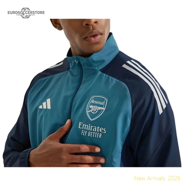 2025-2026 Arsenal Presentation Jacket (Blanch Blue)-Football Jersey Hub