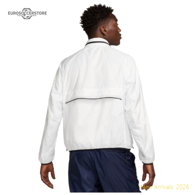 2024-2025 France Football Halo Jacket (White)-Football Jersey Hub