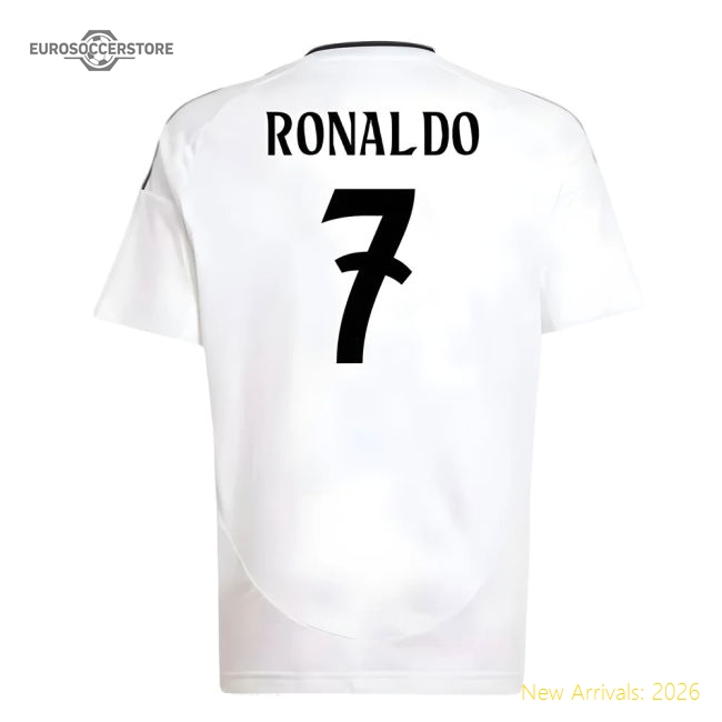 2024-2025 Real Madrid Home Shirt (Kids) (Ronaldo 7)-Football Jersey Hub