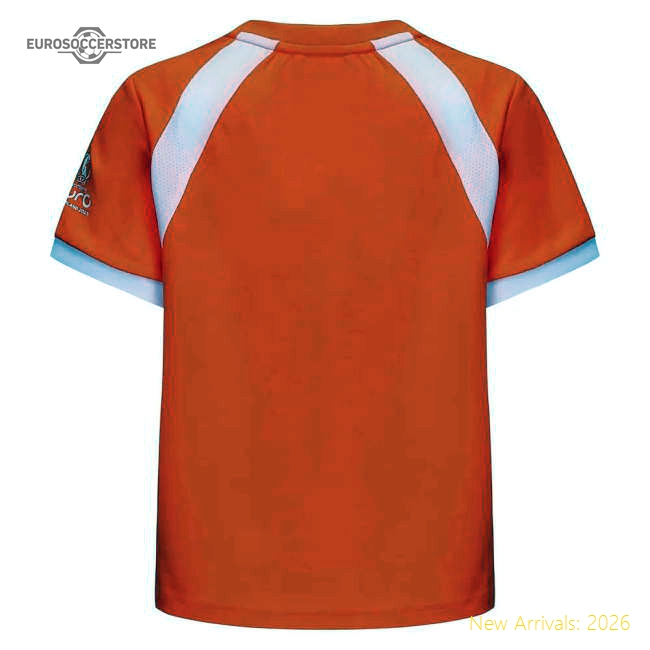 2025 Netherlands WEC Poly T-shirt (Orange) - Kids-Football Jersey Hub