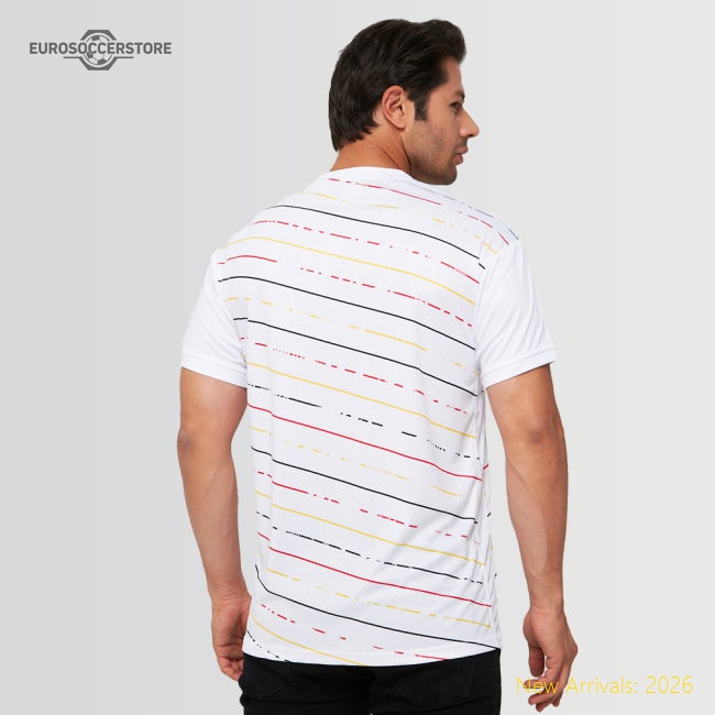 Germany Legacy Football Jersey Striped (Wolvate) Adult Short Sleeve-Football Jersey Hub