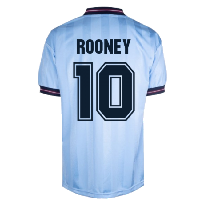 England 1986 World Cup Finals Third Shirt (ROONEY 10)-Football Jersey Hub