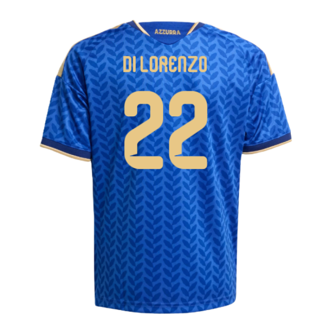 2026-2027 Italy Home Shirt (Kids) (Di Lorenzo 22)-Football Jersey Hub