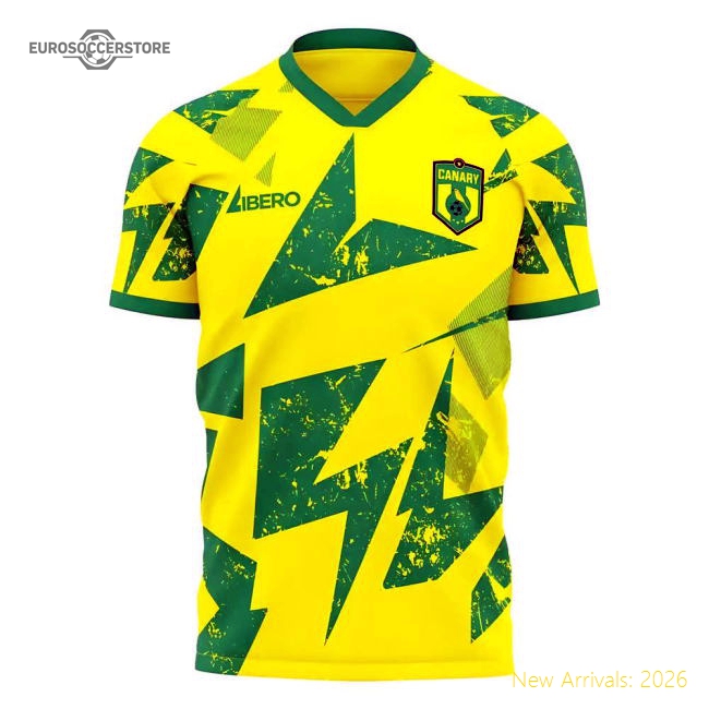 Norwich 2025-2026 Home Concept Football Kit (Libero)-Football Jersey Hub