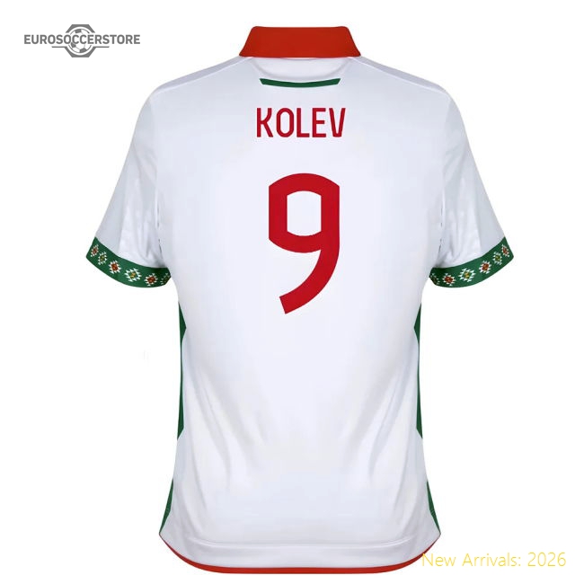 2025-2026 Bulgaria Home Shirt (Kolev 9)-Football Jersey Hub