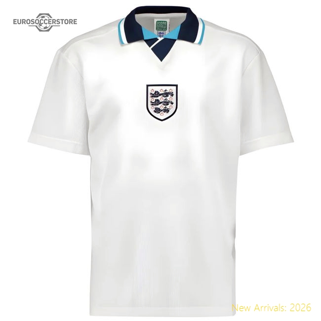 Score Draw England 1996 Home Shirt-Football Jersey Hub