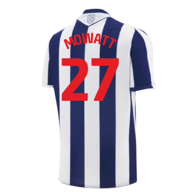 2025-2026 West Bromwich Albion WBA Home Shirt (Mowatt 27)-Football Jersey Hub