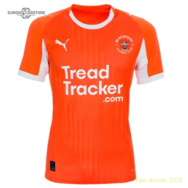 2025-2026 Blackpool Home Shirt - Kids-Football Jersey Hub