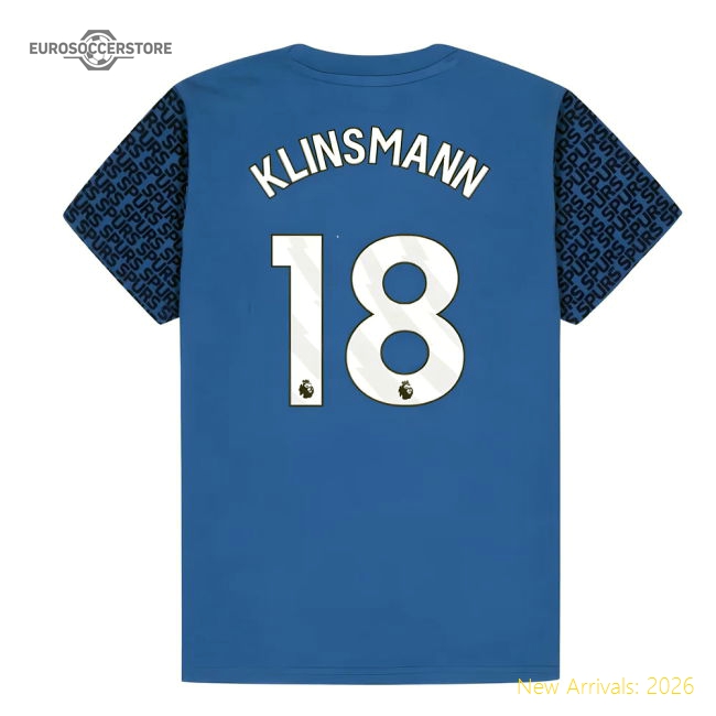 Tottenham Hotspur Graphic T-shirt (Blue) - Kids (Klinsmann 18)-Football Jersey Hub