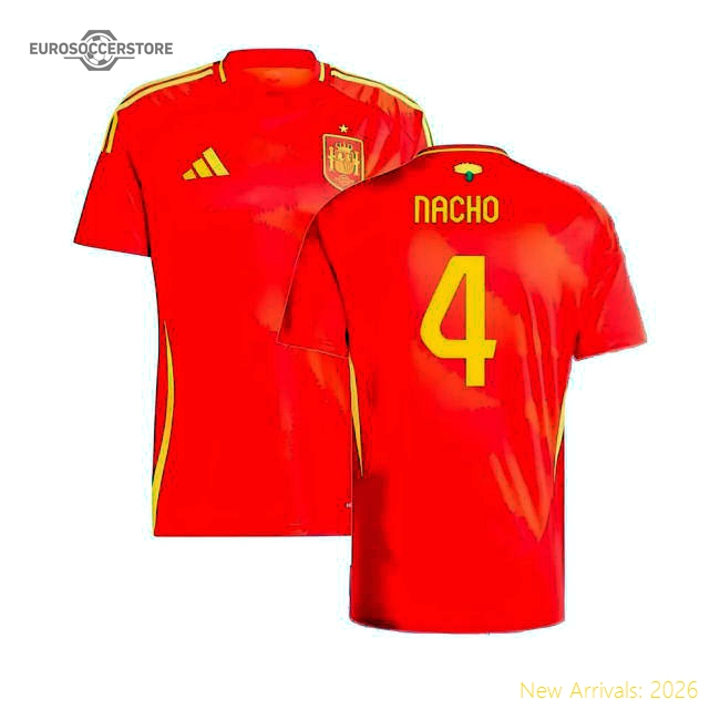 2024-2025 Spain Home Shirt (Nacho 4)-Football Jersey Hub