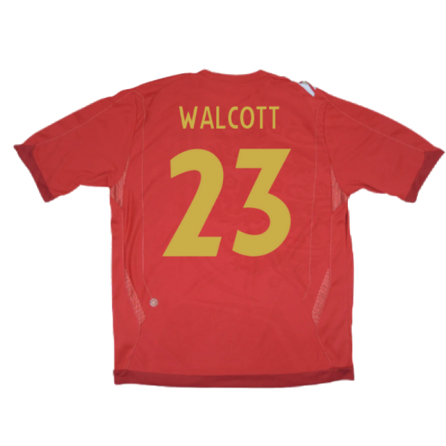 England 2006-08 Away Shirt (S) (Excellent) (WALCOTT 23)-Football Jersey Hub