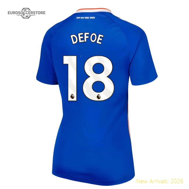 2025-2026 Sunderland Away Shirt - Womens (Defoe 18)-Football Jersey Hub