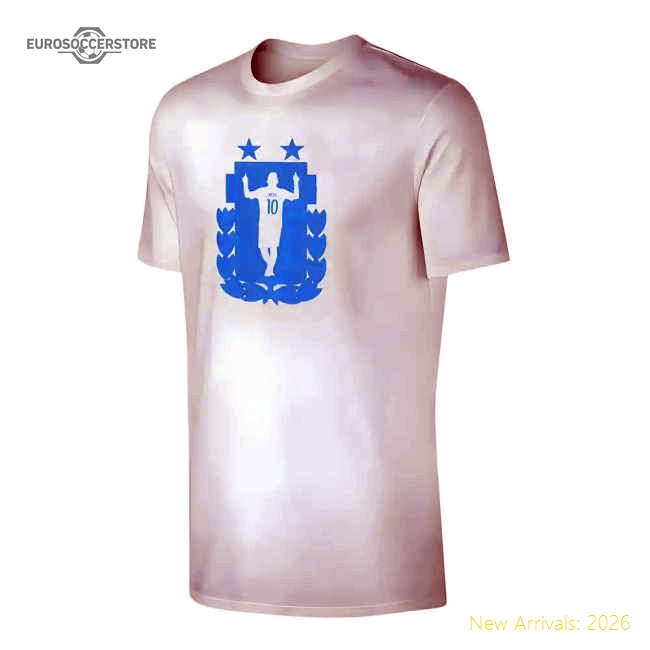 Argentina Messi Celebration t-shirt - White-Football Jersey Hub