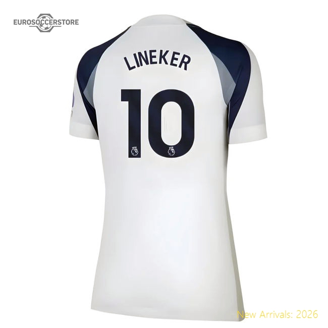 2025-2026 Tottenham Home Shirt (Womens) (Lineker 10)-Football Jersey Hub