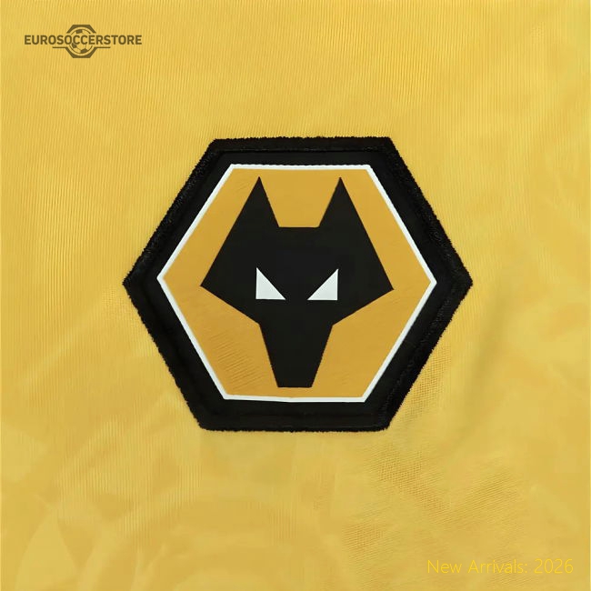 2025-2026 Wolves Long Sleeve Home Shirt-Football Jersey Hub