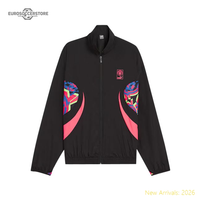 2023-2024 Man City FtblNrgy Woven Top (Black)-Football Jersey Hub