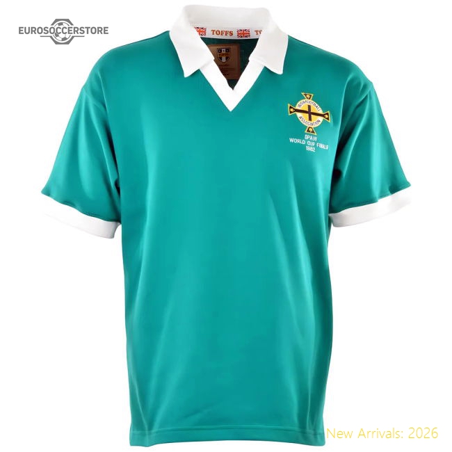 Northern Ireland 1982 World Cup Retro Football Shirt-Football Jersey Hub