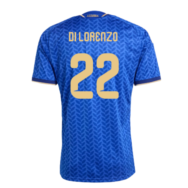 2026-2027 Italy Home Shirt (Di Lorenzo 22)-Football Jersey Hub
