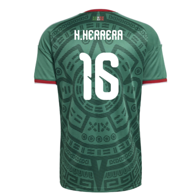 2026-2027 Mexico Home Shirt (H.Herrera 16)-Football Jersey Hub