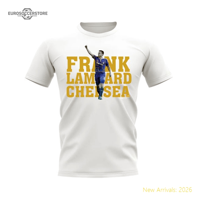 Frank Lampard Chelsea Player Tee (White)-Football Jersey Hub