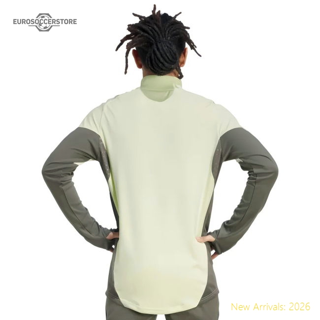 2025-2026 Real Madrid Training Top (Almost Lime)-Football Jersey Hub