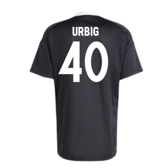 2024-2025 Bayern Munich Third Goalkeeper Shirt (Black) (Urbig 40)-Football Jersey Hub