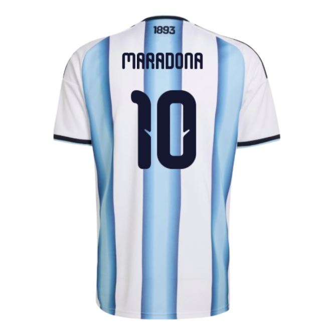 2026-2027 Argentina Home Shirt (Maradona 10)-Football Jersey Hub