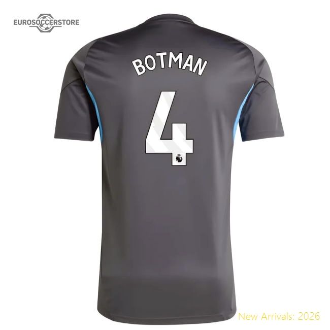 2025-2026 Newcastle Training Shirt (Grey) (Botman 4)-Football Jersey Hub