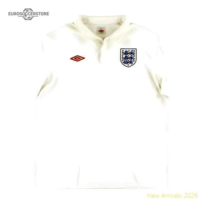 England 2010-12 Home Shirt (M) (Very Good)-Football Jersey Hub