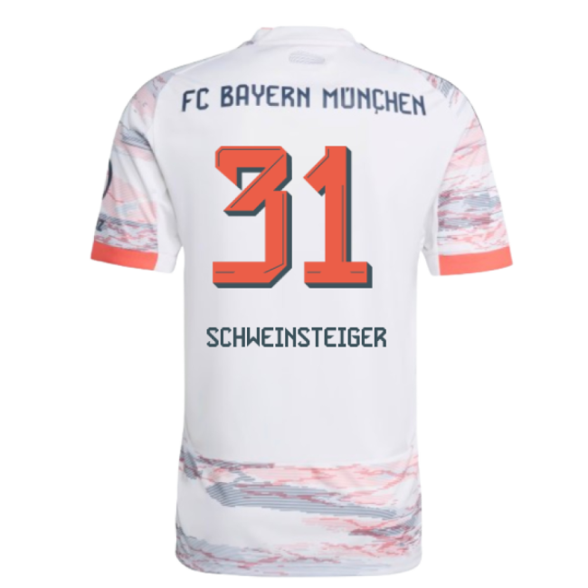 2025-2026 Bayern Munich Away Shirt (Schweinsteiger 31)-Football Jersey Hub