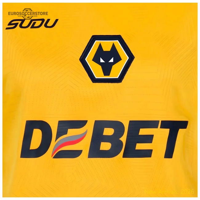 2024-2025 Wolves Home Shirt (Womens)-Football Jersey Hub