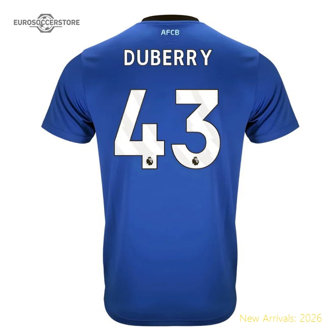 2025-2026 Bournemouth Away Shirt (Duberry 43)-Football Jersey Hub