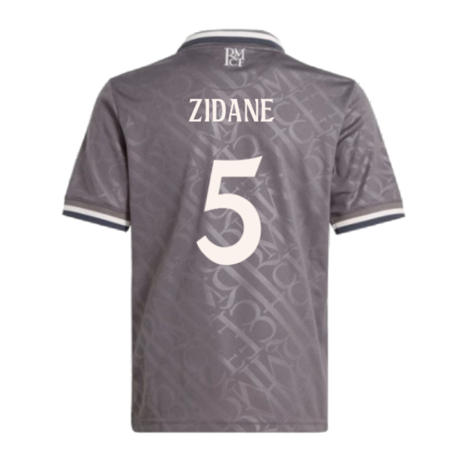 2024-2025 Real Madrid Third Shirt (Kids) (Zidane 5)-Football Jersey Hub