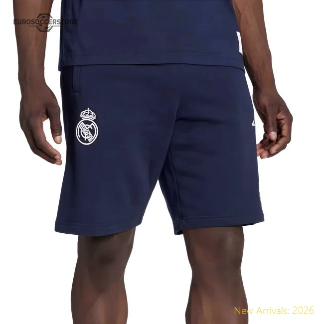 2025-2026 Real Madrid US Shorts (Navy)-Football Jersey Hub