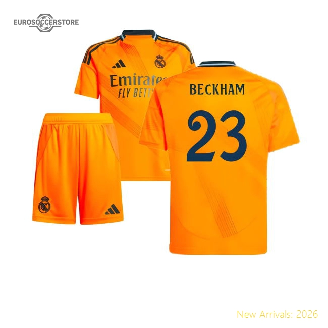 2024-2025 Real Madrid Away Youth Kit (Beckham 23)-Football Jersey Hub