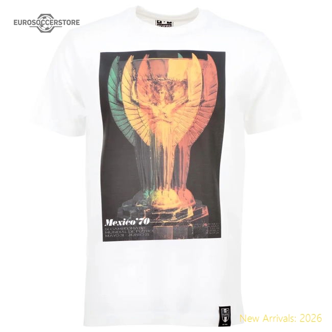 Pennarello: World Cup - Mexico 1970 T-Shirt - White-Football Jersey Hub