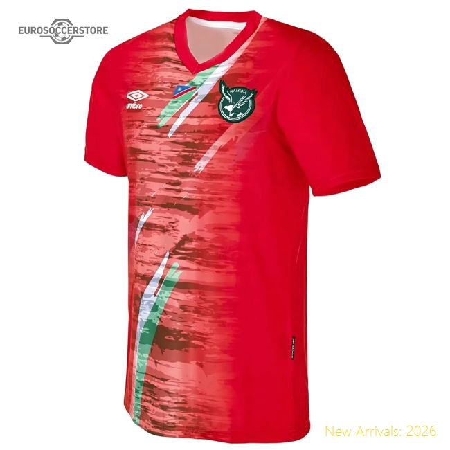 2021-2022 Namibia Home Shirt (Your Name)-Football Jersey Hub