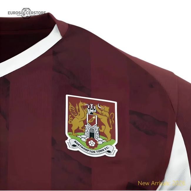2025-2026 Northampton Town Home Shirt-Football Jersey Hub