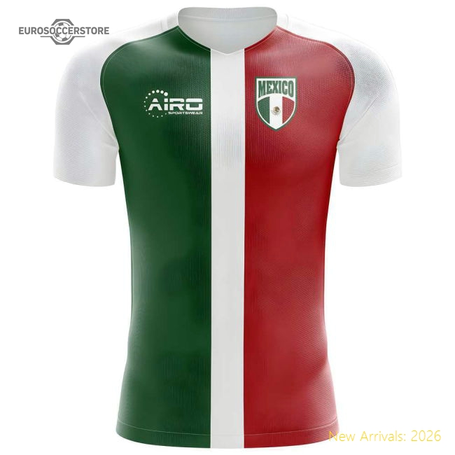 2025-2026 Mexico Flag Concept Football Shirt-Football Jersey Hub