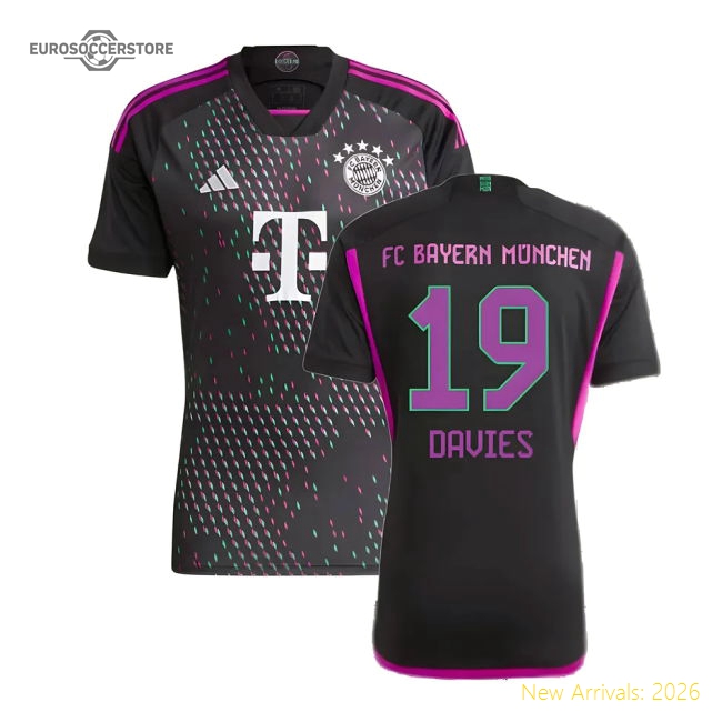 2023-2024 Bayern Munich Away Shirt (Davies 19)-Football Jersey Hub